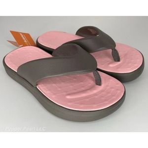 FLIP FLOP Thong Sandals Pink Size M3 / W5 Thick Sole Skiff by Soft Science